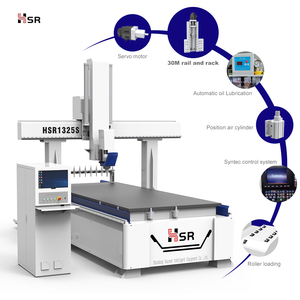 Hausser Computer Controlled <strong>Multi</strong> <strong>Function</strong> Wood <strong>CNC</strong> <strong>Router</strong> Rotary 4 Axis 8 Heads Wood <strong>CNC</strong> <strong>Router</strong> for Carving Wood
