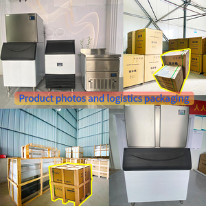 Máquina de hielo de partículas de copo de nieve continua Comercial Grande Parámetros de configuración personalizables 200kg Almacenamiento de hielo Compresor de 110V - Product Image 5