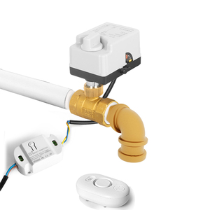 Válvula de bola eléctrica de detección de inundación WiFi inteligente DN40, válvula de cierre de alarma remota para teléfono móvil para sistema de tuberías - Product Image 2