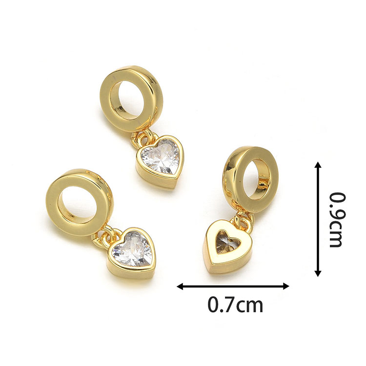 #6 gold heart