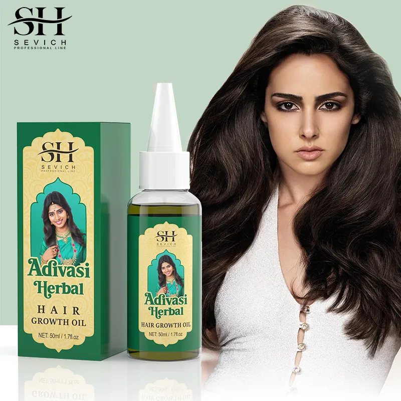Aceite Adivasi de hierbas indias naturales de etiqueta privada OEM, aceite para el crecimiento del cabello, tratamiento anticaída, aceite para el crecimiento del cabello