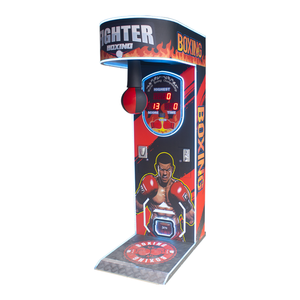 人気大人遊園地ドラゴンパンチアーケードボクシングシミュレーターコイン式木製チケットスポーツゲーム