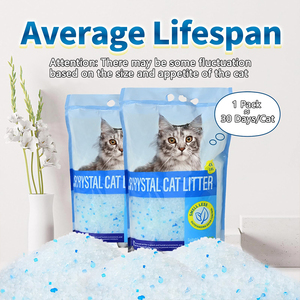 L'eliminazione degli odori potenti nessuna raccolta richiedeva una lettiera per gatti cristallina leggera e Non aggregata a bassa polvere - Product Image 6