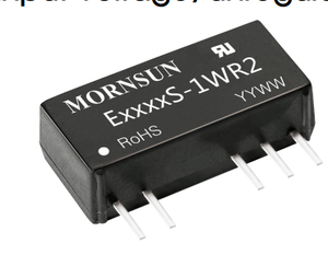 Mornsun-Convertidor de F1505S-1WR2 DC-DC, convertidor de voltaje de entrada fija, salida dual/única no regulada, 1W, F1505S-1WR2 - Product Image 5