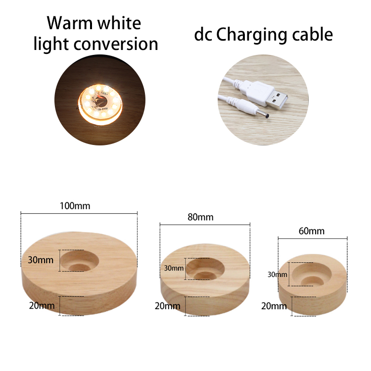 Conversion de lumière blanche chaude