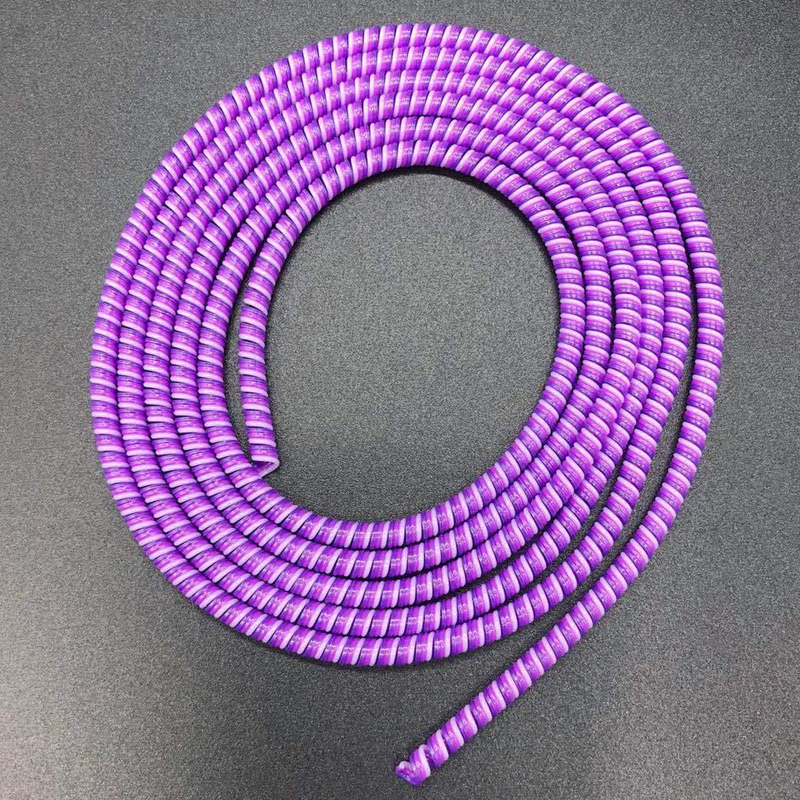 Deep purple, fuchsia and light purple