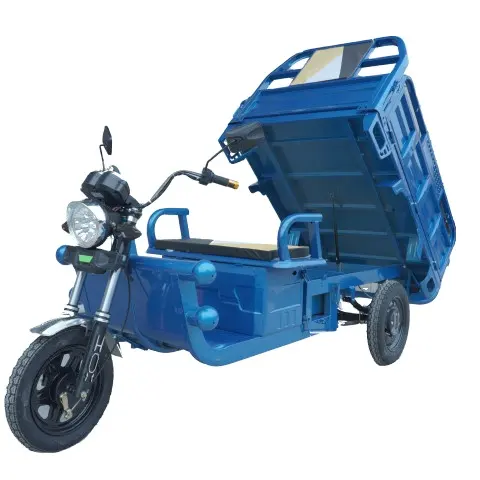 전기 tricycles 1000 와트 1200 와트 세 휠 1500 키로그램 전동 카고 세발 자전거 오토바이