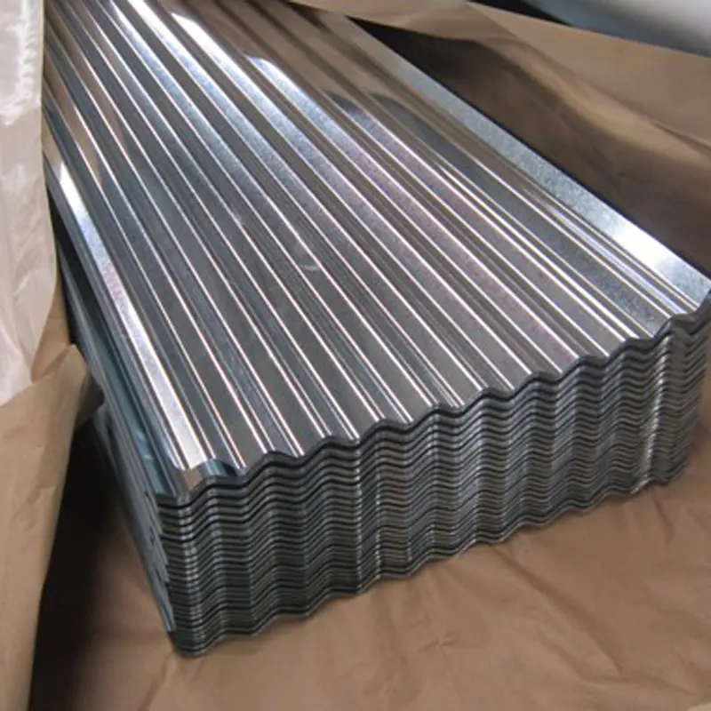 亜鉛メッキ4フィートx16フィート35枚。鉄板0.4mm 24ゲージ波形鋼タイル振動屋根屋根金属パネル