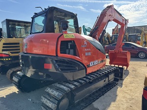 Japon 8ton kullanılan küçük kukuKX185-3 KX183 ekskavatör küçük iyi ekskavatör ucuz kuhours 6ton 7ton düşük saat ile kazıcı - Product Image 4