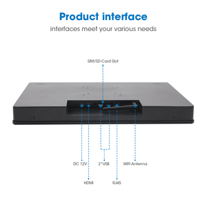 Wall Mounted 2MP / 5MP Webcam <strong>Android</strong> Tablet 15 Inch Panel Pc With RFID / NFC Card Reader - Product Image 6