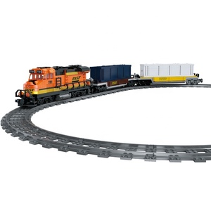 025113 Train tren elektrikli baskı yapı taşları oyuncak çocuk DIY yapı taşları Set dekorasyon doğum günü hediyesi - Product Image 4