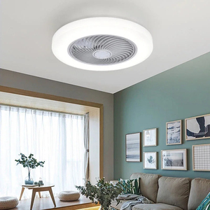 Best Modern Bedroom Home Living Room 18&quot; <strong>Led</strong> <strong>Lamp</strong> Ceiling <strong>Fan</strong> <strong>With</strong> Light and Remote Control - Product Image 4