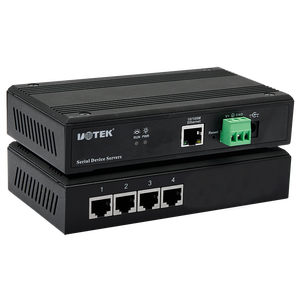 UOTEK UT-6804 100米到串行设备服务器串行到以太网转换器模块TCP IP到RS232 RS485 RS485以太网转换器 - Product Image 1