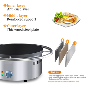 Commercial Electric Pan <strong>Cake</strong> Baking <strong>Maker</strong> Machine Crepe <strong>Maker</strong> Crepe Making Machine With Factory <strong>Prices</strong> - Product Image 3