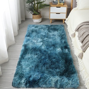 Venda Direta Da Fábrica Custom Area Tapetes Fluffy Non-Slip <span class=keywords><strong>Plain</strong></span> White Green Floor Carpet Logo Plush Carpet