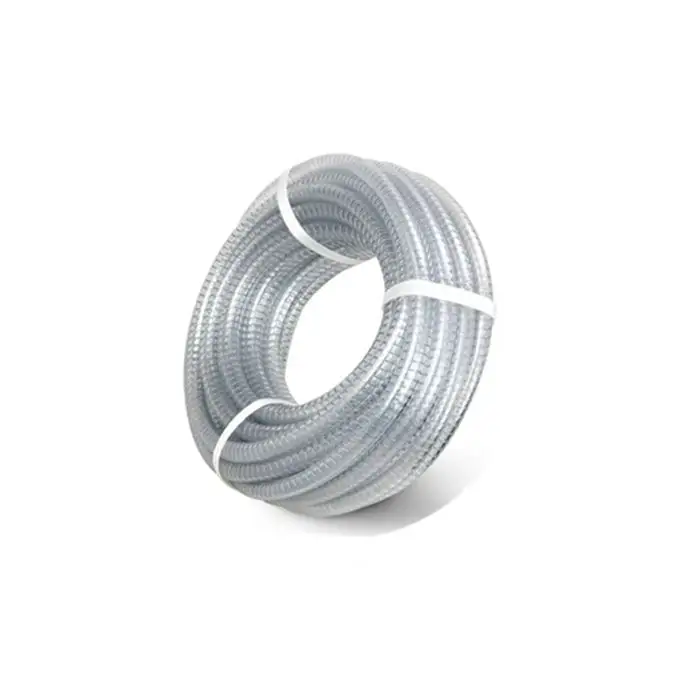 PVC spiral steel wire reinforced hose/ transparent pvc pipe
