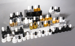 Özelleştirmek 5ml 10ml 15ml 20ml 30ml 50ml 100ml şık Amber cam 2 oz uçucu yağ için cam damlalık şişeleri saç serum şişe - Product Image 6