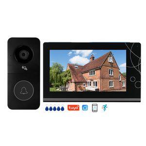 Sistema de intercomunicación para apartamentos con timbre con video de 7 pulgadas, videoportero inteligente Tuya - Product Image 1