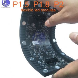 Video Wall curvo visualizza il modulo flessibile dei pannelli della scheda dello schermo del Display a Led P1 P1.5 P1.8 P3 rgb video display modulo led - Product Image 3