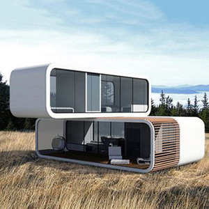 Özel 20ft lüks mini konteyner yazlık ev evleri modern cep prefabrik hafif çelik minik modüler ev villa