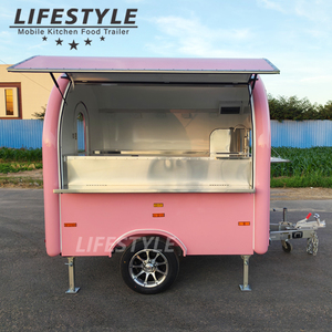 Di động phục vụ Trailer Hotdog CHURROS giỏ cà phê mini bar Pizza TACO Ice Cream remorque thực phẩm Xe tải với đầy đủ thiết bị nhà bếp - Product Image 2