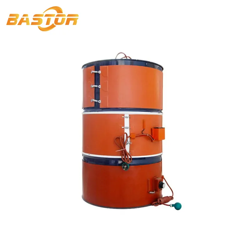 Calentador de tambor de banda de aceite de silicona flexible, eléctrico, 55 galones, 220v, para Barril, precio al por mayor