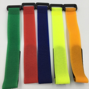 Correa de sujeción ajustable personalizada de cualquier tamaño correa de gancho y bucle colorida reutilizable con hebilla - Product Image 3