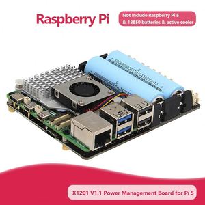 Raspberry Pi 5 18650 USV, X1201 V1.1 Power Management Board mit automatischem Einschalten für Pi 5