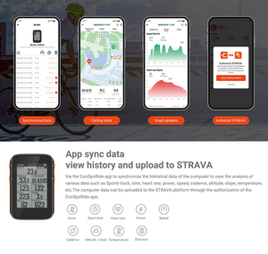 Ordenador de rendimiento GPS para bicicleta, dispositivo que incluye Sensor de velocidad y cadencia y Monitor HR - Product Image 6