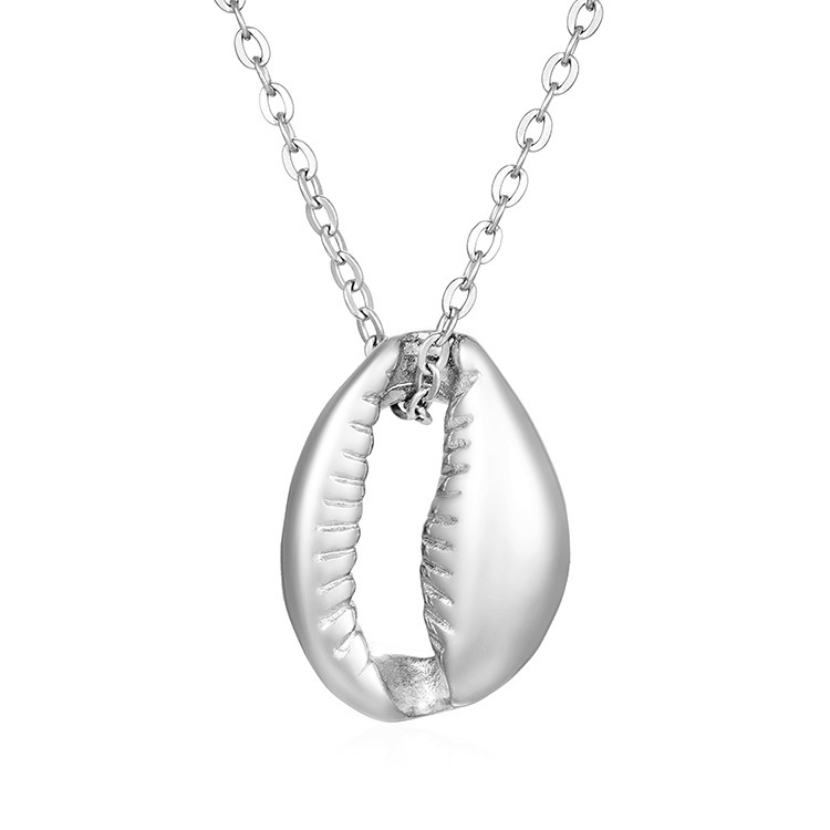 Shell necklace steel one ms-544