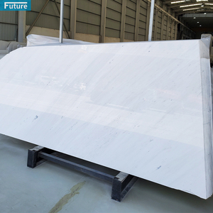 Toptan özelleştirmek boyutu 100% saf doğal mermer popüler cilalı sırlı tasarımcı levhalar ve fayans yugoslavya beyaz mermer - Product Image 5