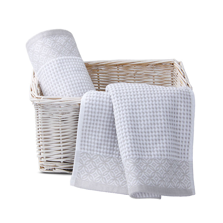 Wholesale 100% cotton cleaning cloth kitchen sets towel with custom design