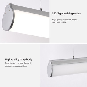 高品质低价独特新设计天花板办公室吊坠线性发光二极管板条灯 - Product Image 5