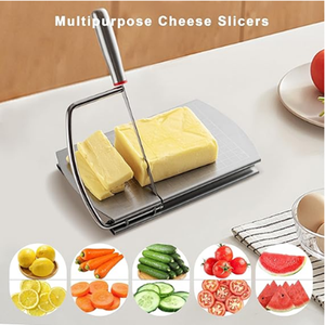 Çok amaçlı kesme aletleri manuel zahmetsiz dilimleme tereyağı kesici makinesi Ham sosis kesici paslanmaz çelik peynir dilimleme - Product Image 2