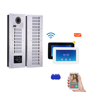 Tuya Control remoto Ip Video puerta teléfono edificio puerta intercomunicador Wifi sistema de intercomunicación para el hogar - Product Image 1