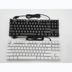 คีย์บอร์ดสำหรับเล่นเกม RGB tkl 87ปุ่มแบบมีสาย K7คีย์บอร์ดดีไซน์เหมาะกับสรีระคอมพิวเตอร์ภาษารัสเซียใช้เชื่อมต่อ3.0กับเดสก์ท็อป - Product Image 3