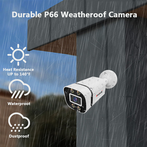 4MP 8CH Ip POE-Kamera-Kit Wasserdichtes Dual Light/IR-Vollfarb-IP-CCTV-Poe-Kamera-Überwachung und Wiedergabe per App aus der Ferne - Product Image 6