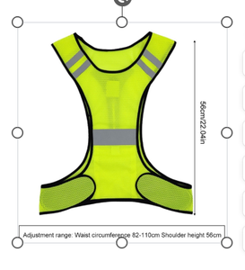 USB Rechargeable <strong>Reflective</strong> <strong>LED</strong> Vest - Product Image 5