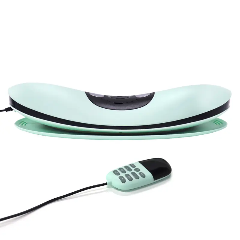 Masajeador de cintura eléctrico, dispositivo de tracción Lumbar, compresa caliente inflable, Dispositivo de masaje de soporte de columna Lumbar
