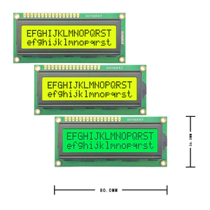 Modulo Display LCD personalizzato 16x2 caratteri schermo giallo HD44780 cob 16*2 STN monocromatico personaggio modulo LCD - Product Image 3