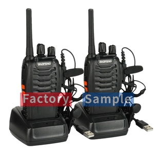 Radio gratuite Baofeng Bf 888s fabbrica negozio Online all'ingrosso Ht 2W Walkie-talkie citofono ricetrasmettitore Ham UHF Radio Walkie Talkie - Product Image 1