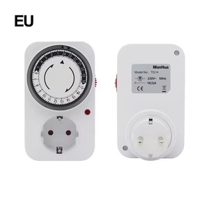 24-Stunden-elektrischer digitaler Timer-Schalter Programmier bares Relais Elektrischer Stecker WiFi-Netzwerk 20A Nennstrom - Product Image 2