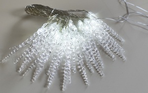 10M24L Low Voltage LED Ice Pick Light 8 <strong>Function</strong> Light <strong>String</strong> 16cm Stalactite Pendant Decorative Light <strong>String</strong> - Product Image 5
