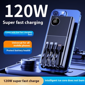 Zuot Factory OEM Mini <strong>Power</strong> <strong>Bank</strong> QC+PD3.0 Fast Charging 20000mah 30000mah <strong>Power</strong> <strong>Bank</strong> Portable Built in Cable - Product Image 3