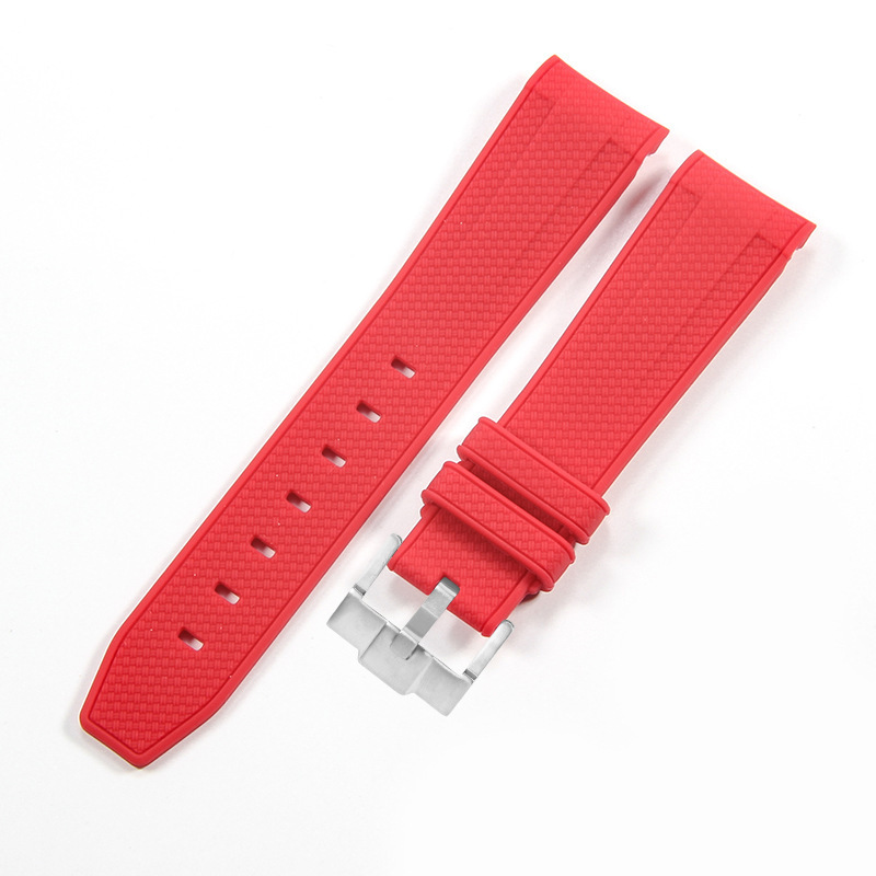 Boucle argent rouge
