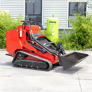 Euro 5 EPA Kubota DIESEL Skid chỉ đạo mini theo dõi Skid chỉ đạo Bộ nạp với rừng mulcher Máy cắt cỏ - Product Image 3