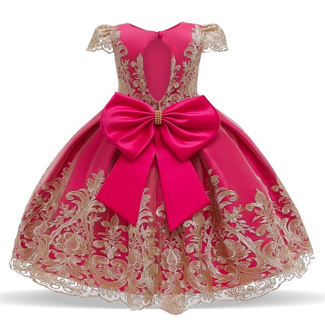 Fucsia con ricamo dorato