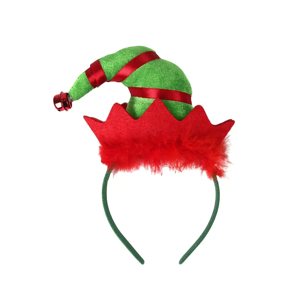 Großhandel heiße Weihnachtsparty Haarbänder Kinder Erwachsene 3D-Cartoon Weihnachten Schneemann-Mütze Kopfbedeckung Haarband Kopfband