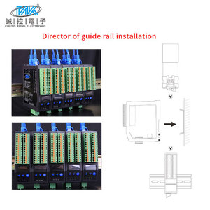 Protocolo Modbus-RTU RS485, módulo IO remoto en cascada de comunicación, interruptor 485, módulos de salida Digital distribuidos
