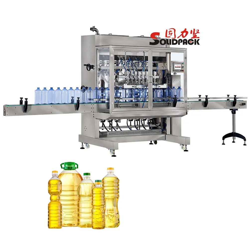 Solidpack Sesame Pneumatica di Riempimento Automatico Macchina di Rifornimento Olio Da Cucina